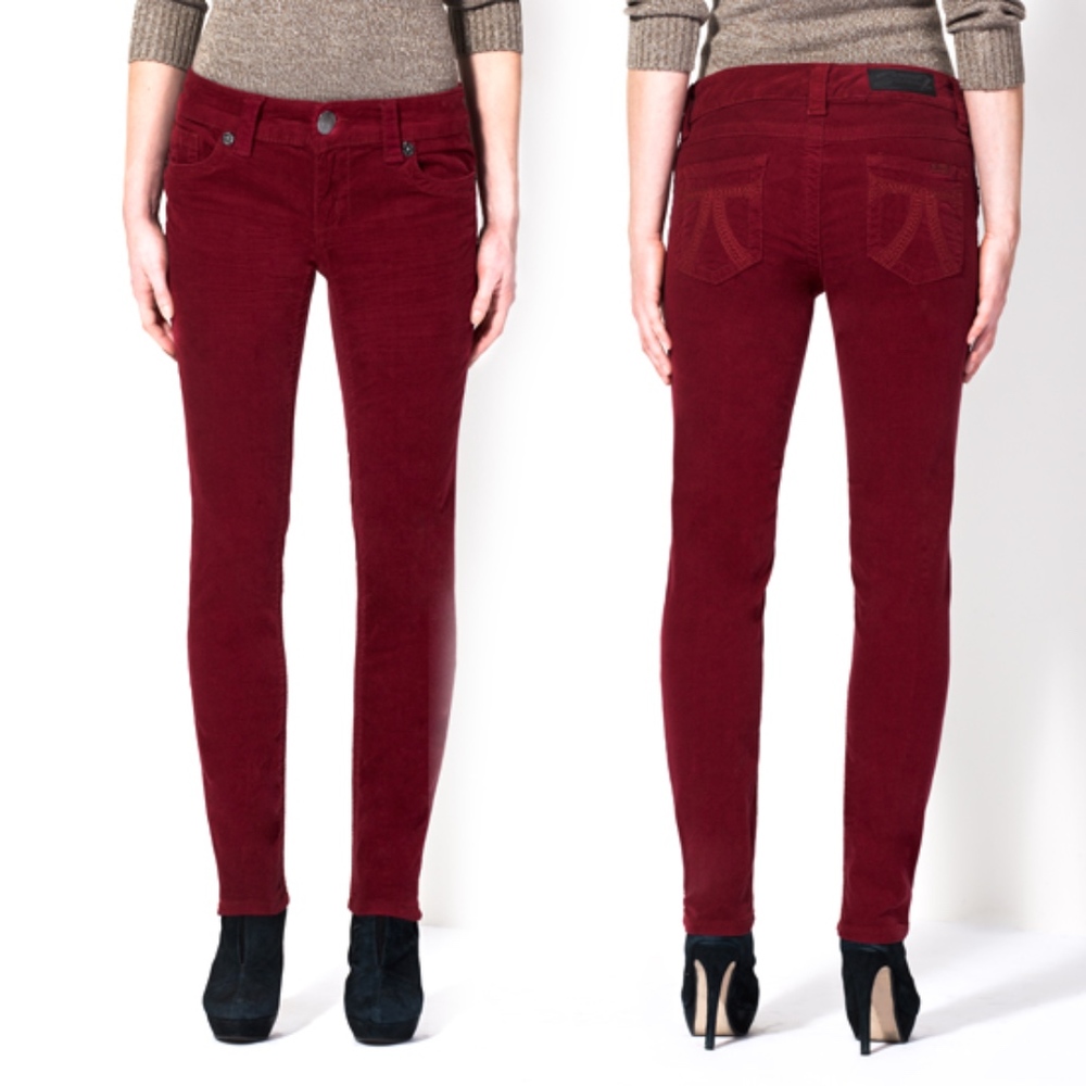 Seven‎ Jeans Red Corduroy skinny pants